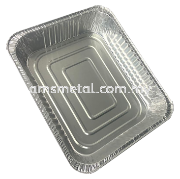 Aluminium Container Foil Code 53980 M Size 360 x 290 x78 H (2PCS/5PCS) With / Without Lid