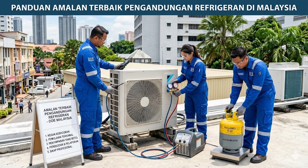 DOE refrigerant containment best practices Malaysia