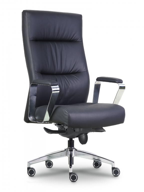 CC - BOSS CHROME SERIES | LEATHER CHAIR