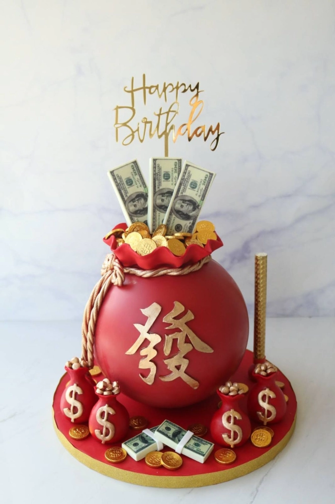 Huat Money Bag Chocolate Pinata