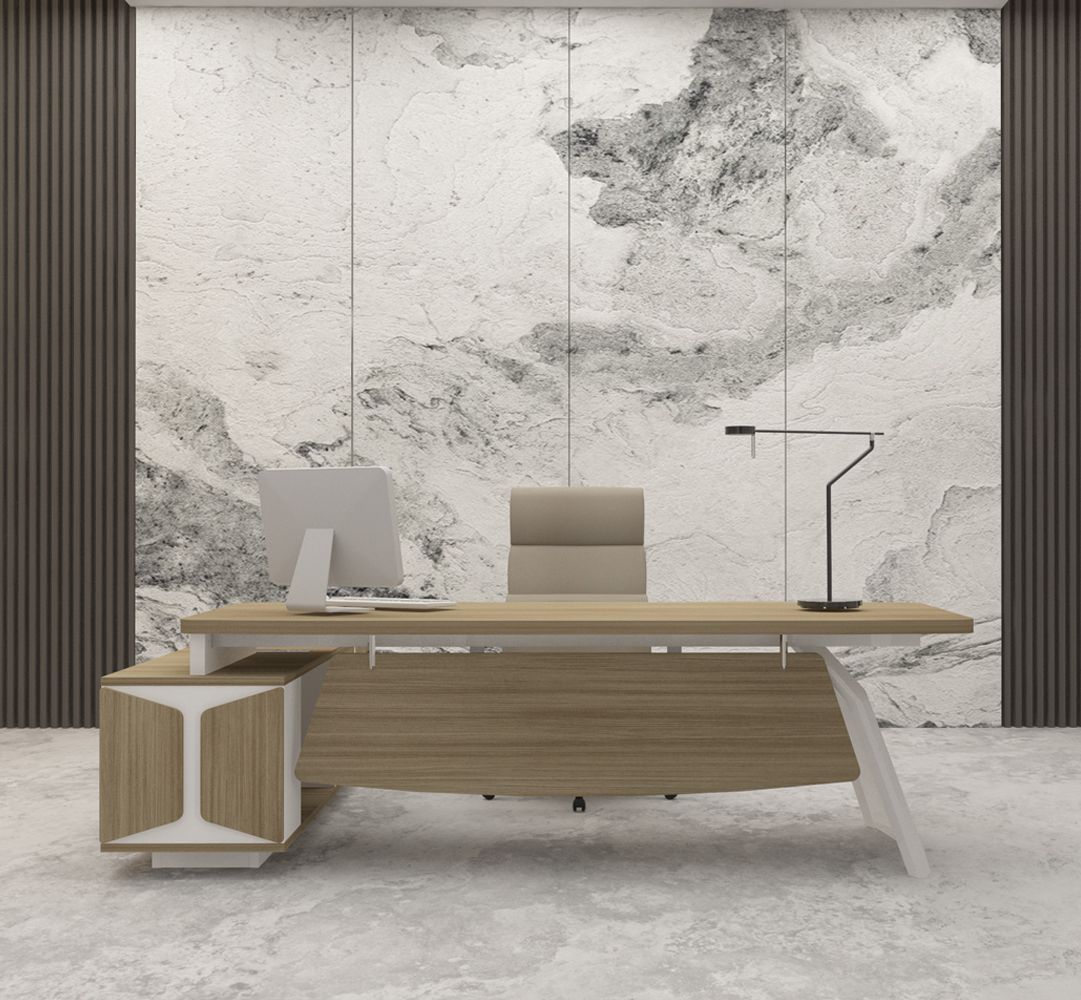 iVCS 2426(E) | Luxury Director Office Table Set | Executive Office Furniture Set