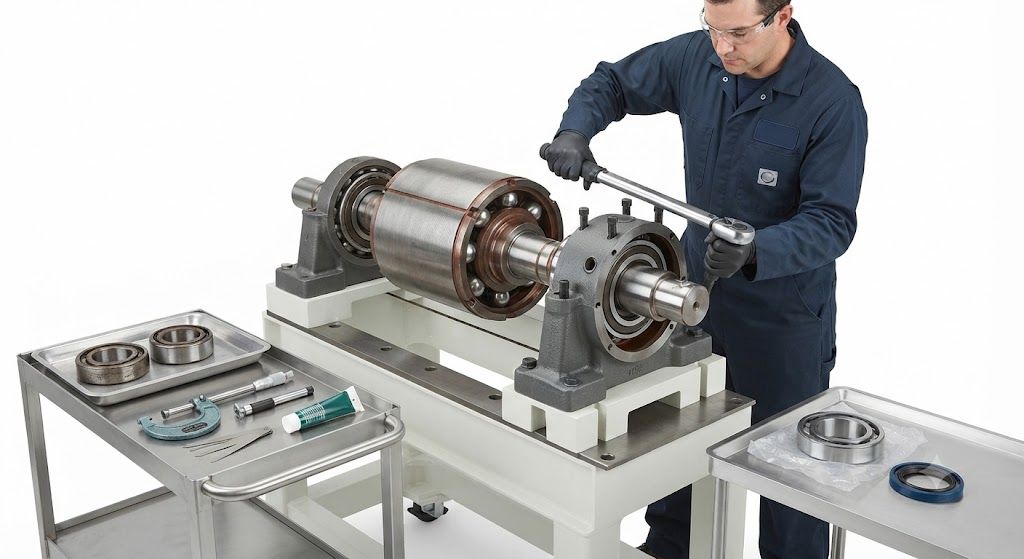 Heavy Duty Rotor Support Overhaul