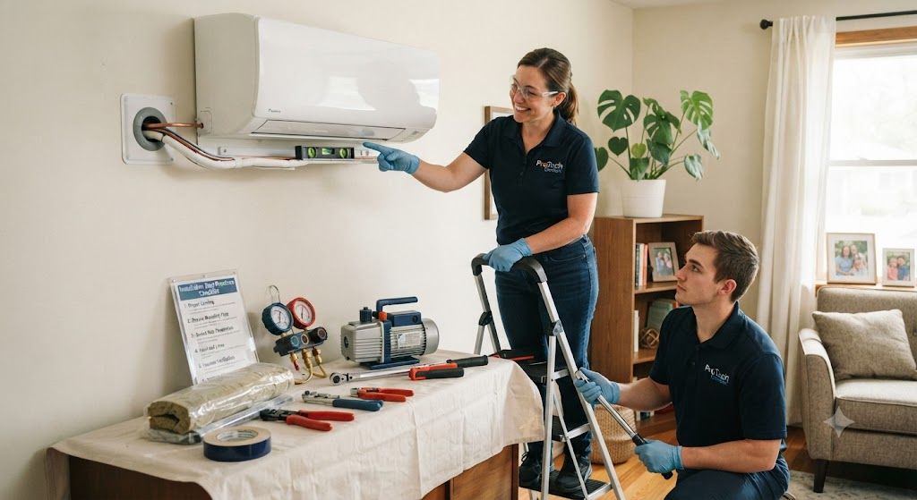 Split AC indoor unit installation best practices