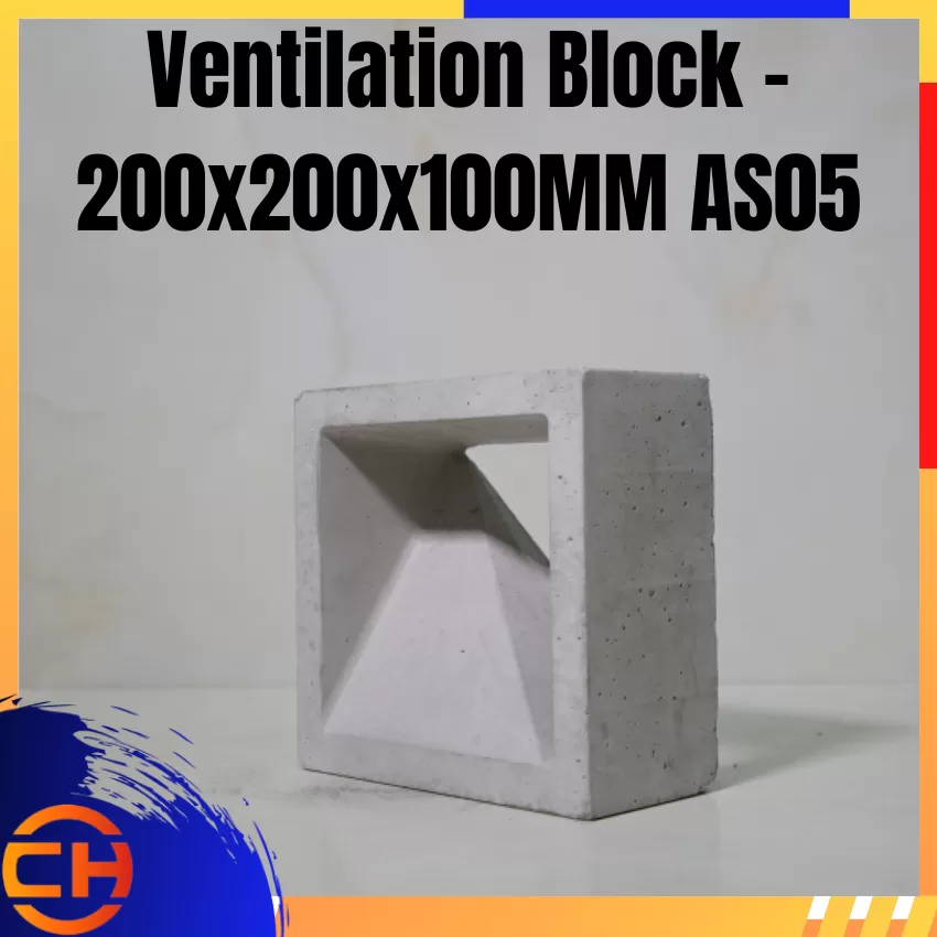 Ventilation Block - 200x200x100MM AS05