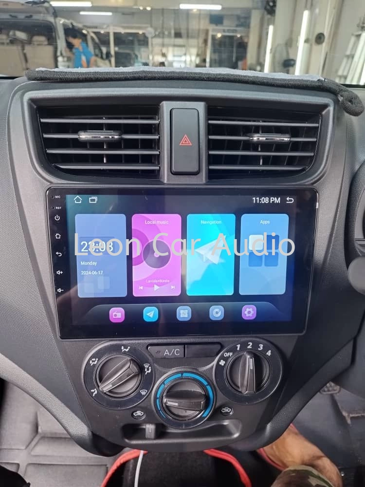 perodua axia oem 9" android wifi gps system player