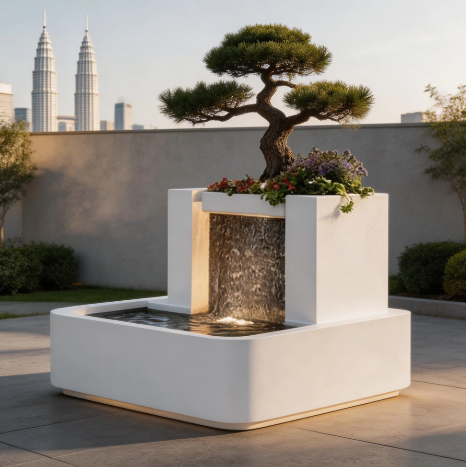 The Most Luxurious Outdoor Water Fountain KL Malaysia 马来西亚最豪华的户外喷泉 Air Pancut Luaran Malaysia yang paling mewah