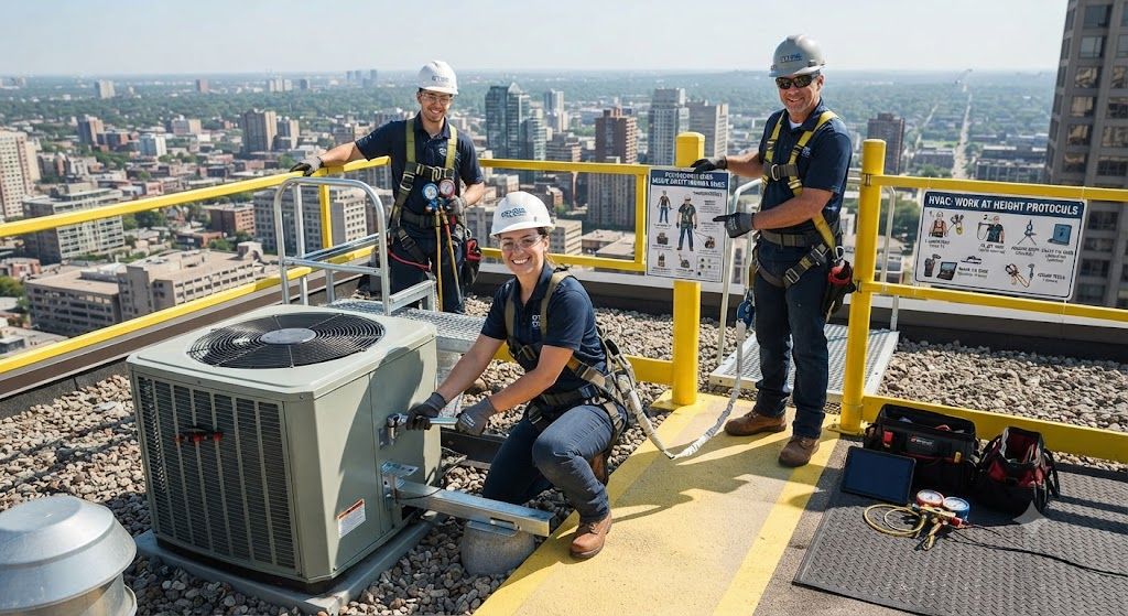 professional HVAC height safety training guide