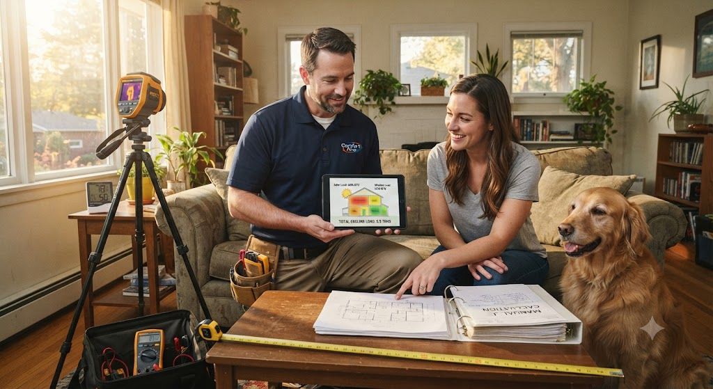 HVAC cooling capacity calculation basics