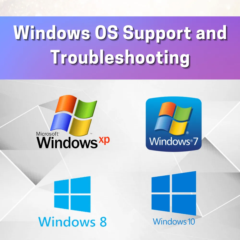 Windows OS Support and Troubleshooting