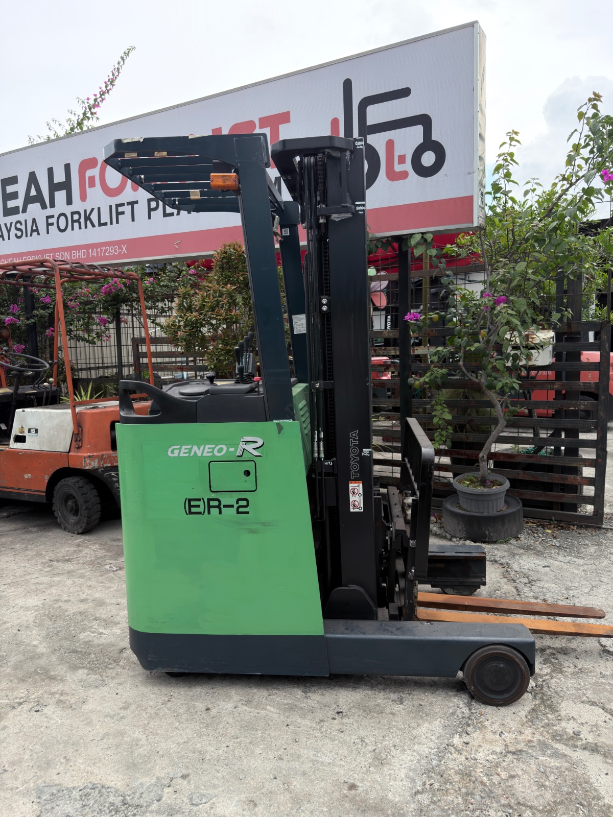 Toyota 7FBR15 Ton Battery Reach Truck (RECON)