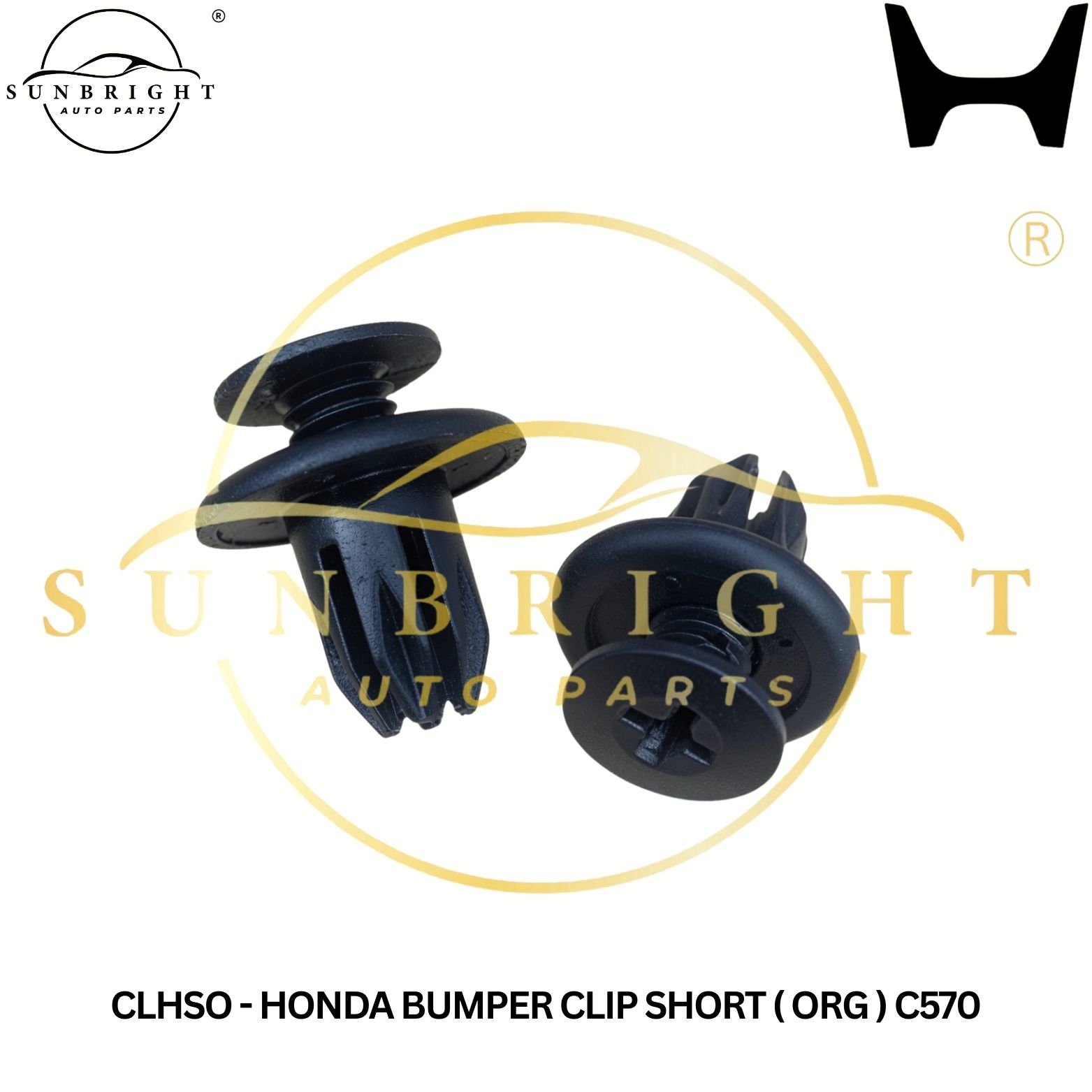 CLHSO - HONDA BUMPER CLIP SHORT ( ORG ) C570