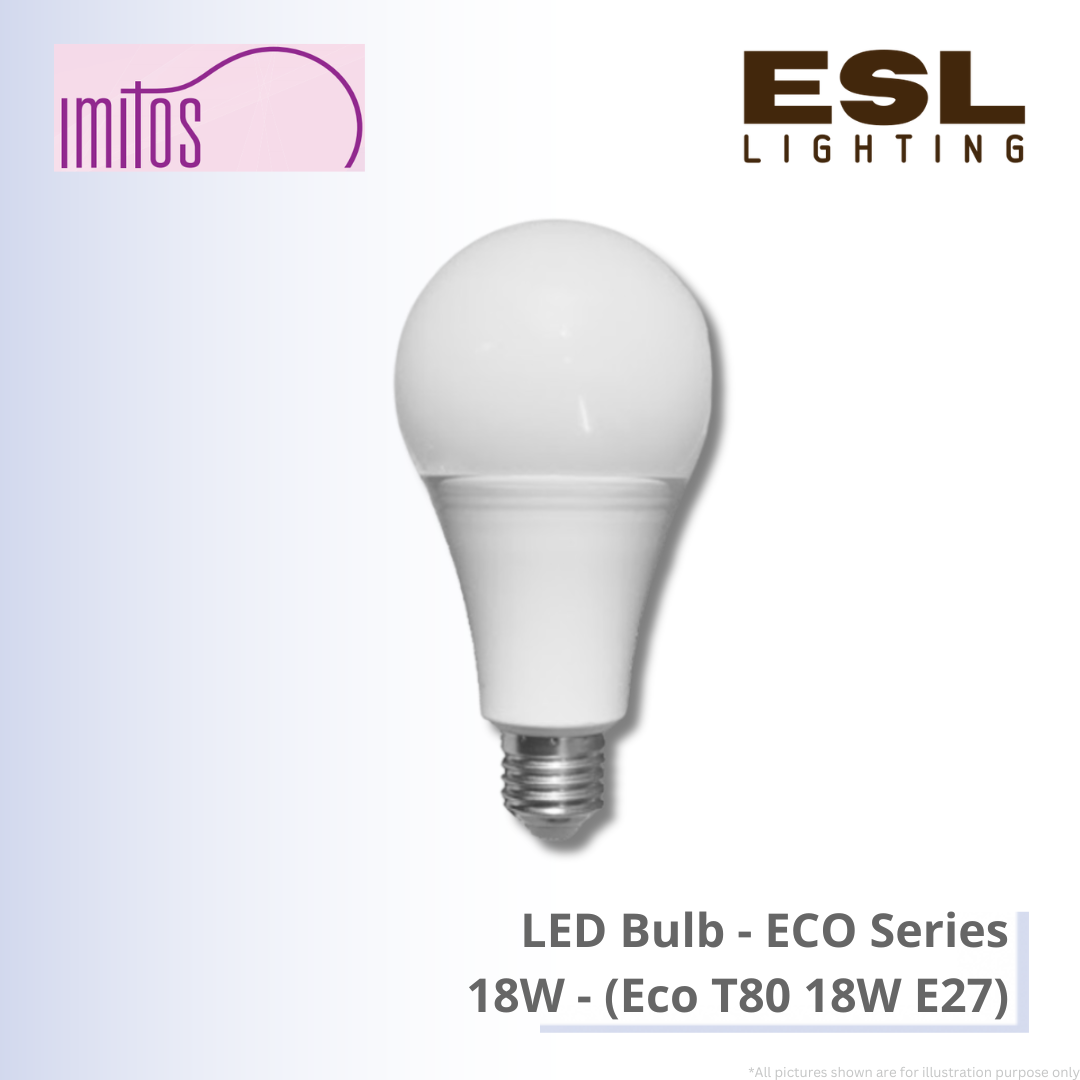 IMITOS LED Bulb (ECO Series) 18W - Eco T80 18W E27