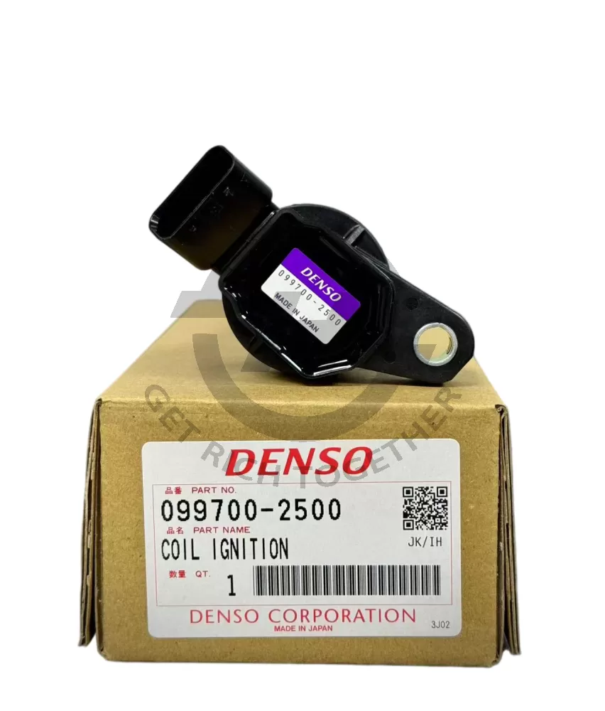  DENSO IGNITION COIL 099700-2500 FOR TOYOTA - RAV 4 2.0 (ZSA35_, ZSA35R  ZSA30_, ZSA30R)  [3ZR-FAE]  (2008.12 - 2013.06) TOYOTA - PREVIA MPV (_E2_) - 2.0 (ZGE21_, ZGE22_, ZGE21G, ZGE21R, ZRE22R, ZRE22W)  [3ZR-FAE]  (2009.04 - 2018.05) OEM:90919-02252 90919-02258