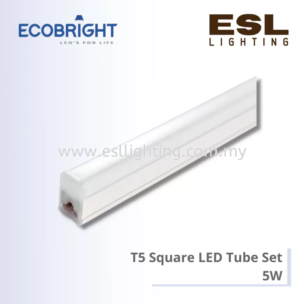 ECOBRIGHT T5 Square LED Tube Set 5W - 5WT5SQ 300mm