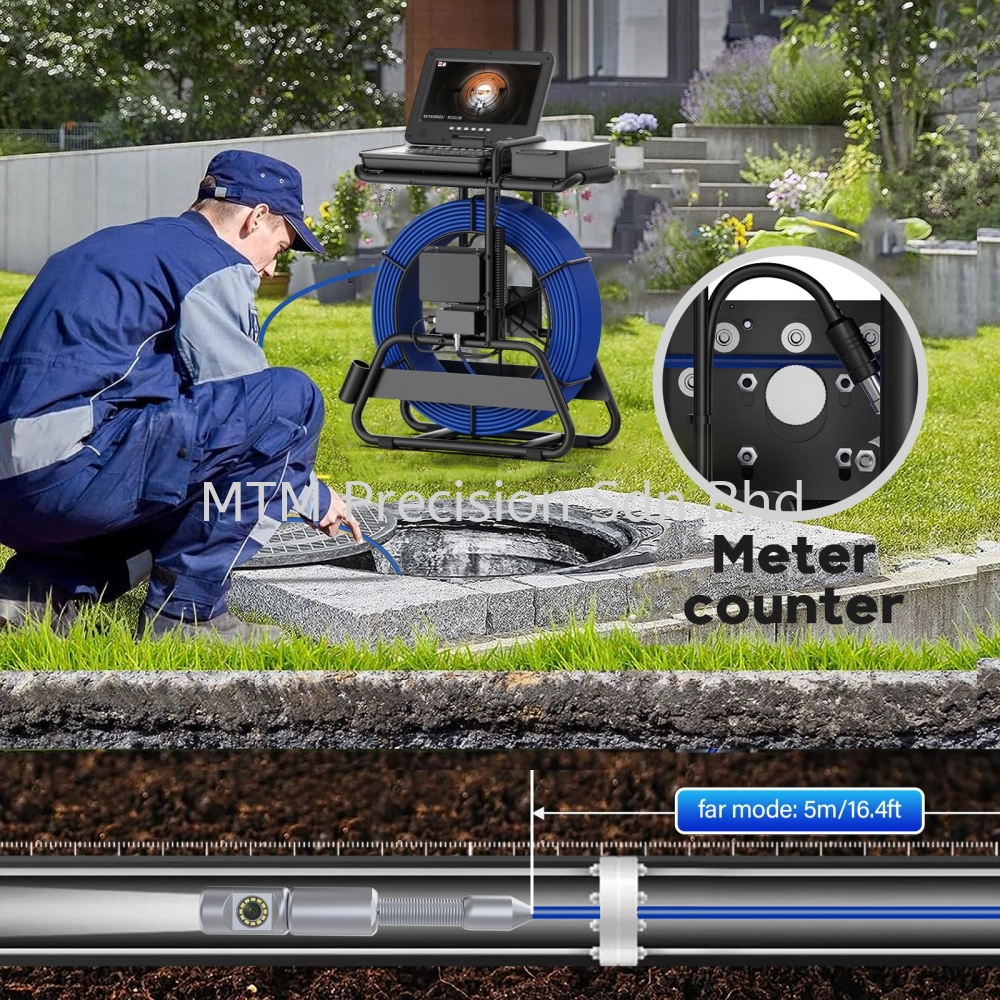 23MM 100M ABTX FUll HD Drain Inspection Camera Selangor Malaysia 23mm-100m-abtx-full-hd-drain-inspection-camera-selangor-malaysia