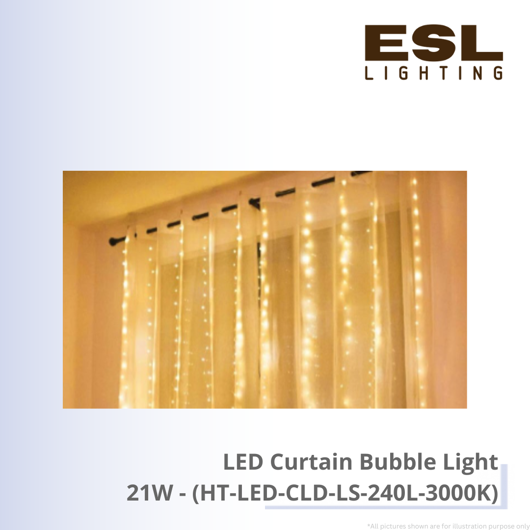 LED Curtain Bubble Light 21W - HT-LED-CLD-LS-240L-3000K