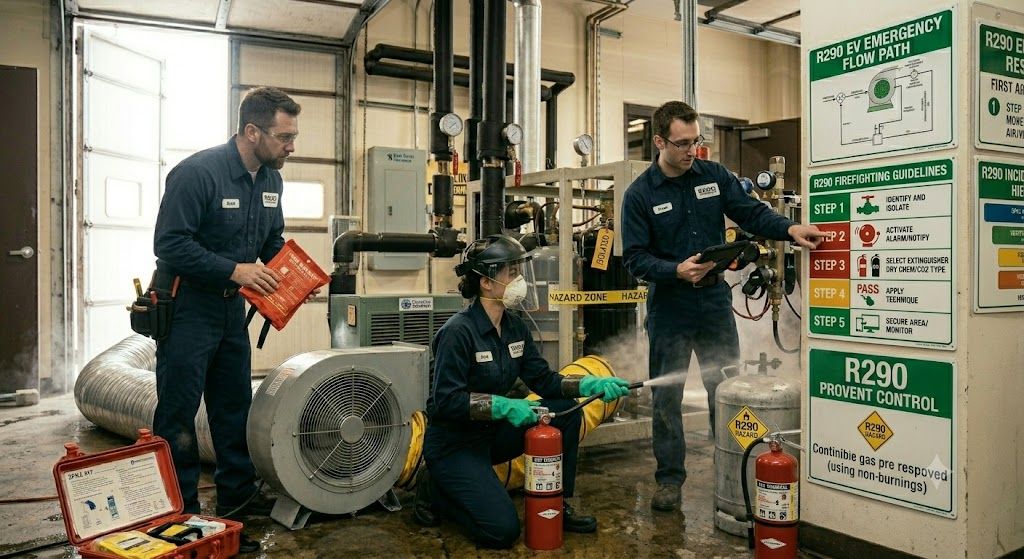 R290 firefighting guidelines
