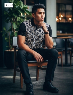 Custom Batik Sublimation T-Shirt