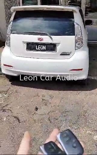 Leon perodua old myvi PKE fully Keyless intelligent smart alarm system with Push start button and engine auto start