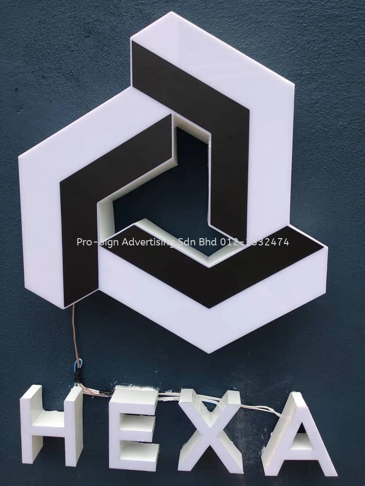 3D BOX UP LED FRONT LIT (HEXA HOTEL, KL, 2019)