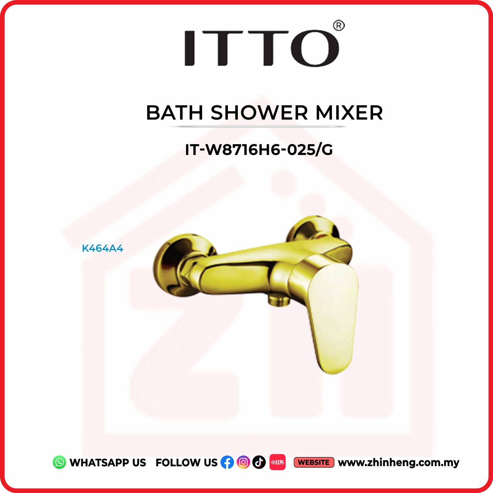 ITTO BASIN TAP MIXER IT-W8716H6-025/G