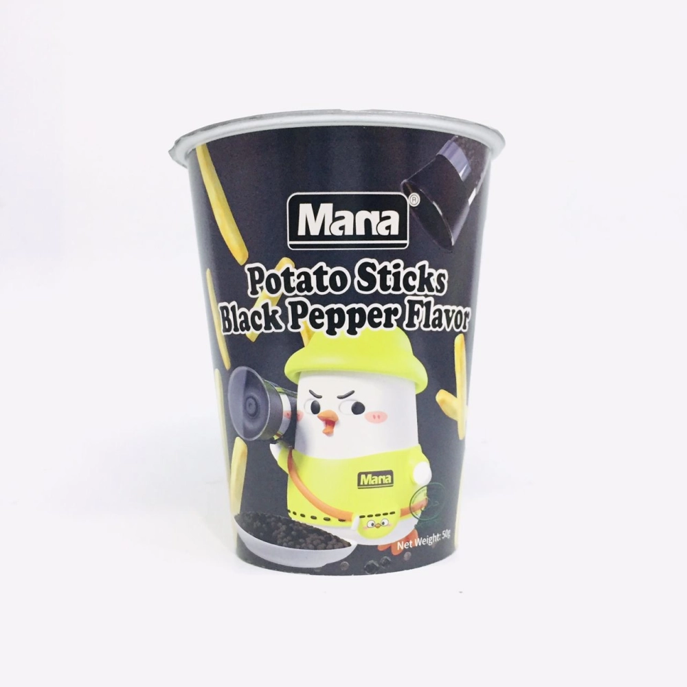 Mana Potato Stick Black Pepper Flavor 薯條黑胡椒口味 50g