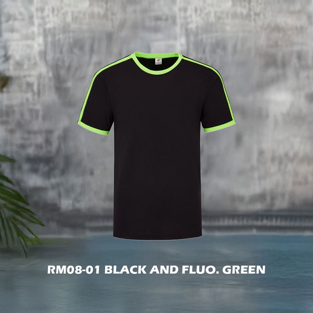 RM08-01 Black and Fluo. Green