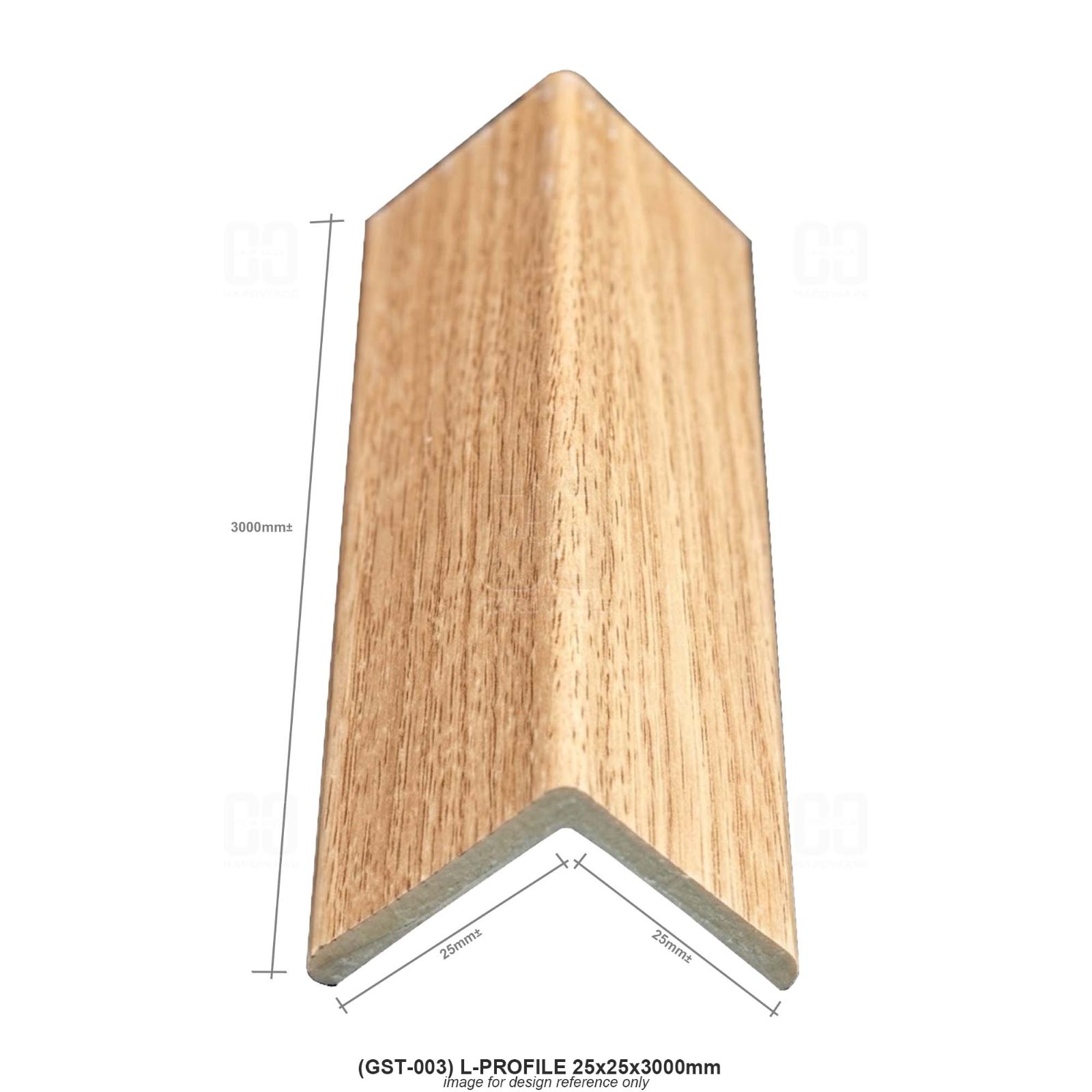 (GST-003) L-PROFILE 25x25x3000mm