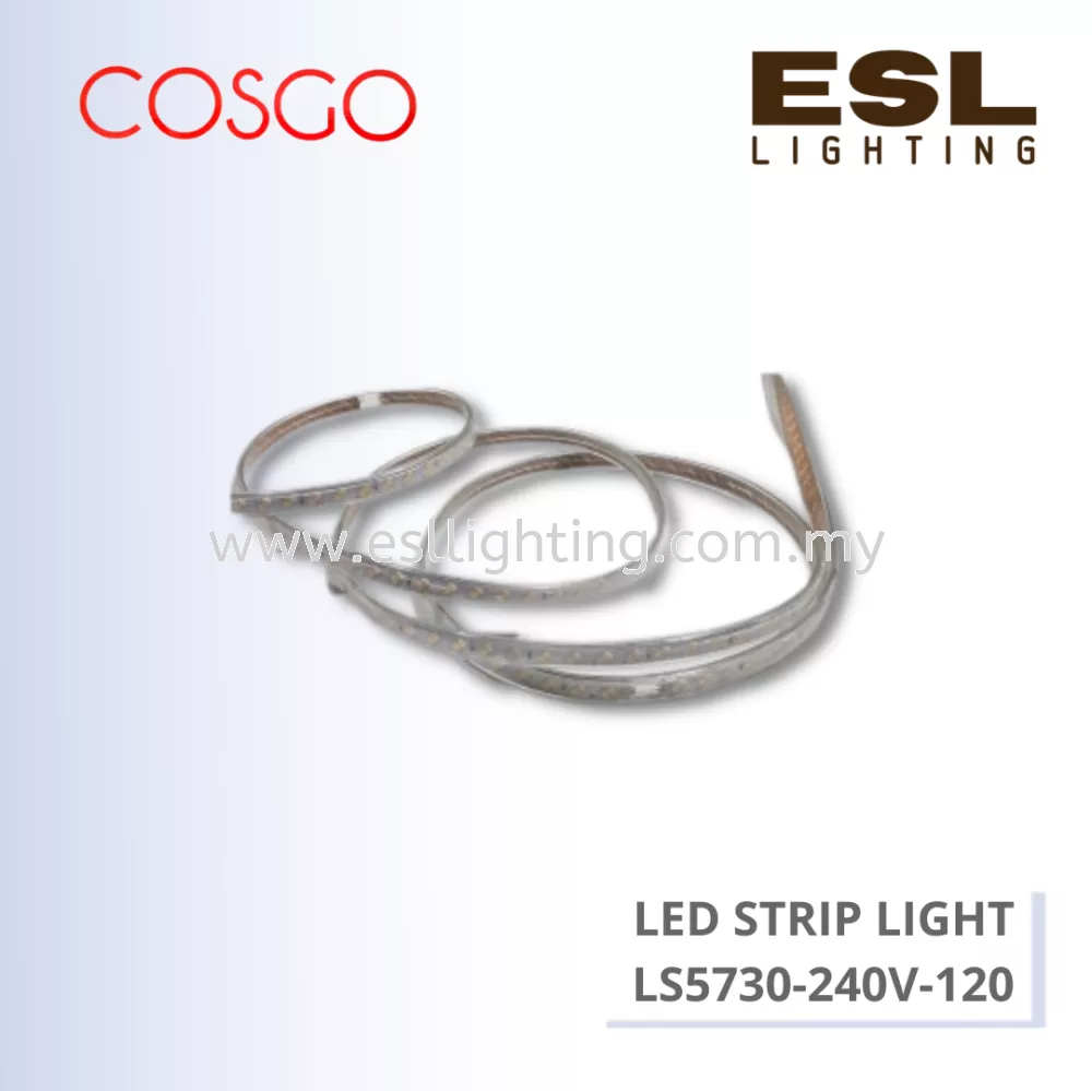 COSGO LED STRIP LIGHT 9W PER METER - LS5730-240V-120