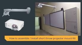 MEKI SHORTTHROW PROJECTOR BRACKET  ST03-120 - Height 0.69-1.2m, Max Weight 10KG, tilt/swivel 卤15掳 TILT