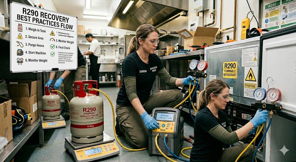R290 recovery best practices