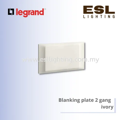 Legrand Belanko™ Blanking plate 2 gang   ivory