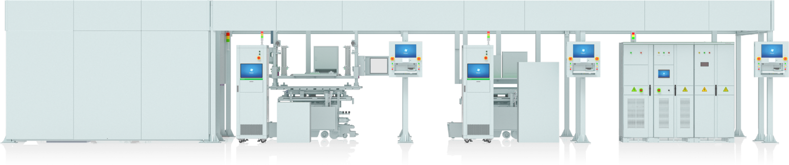 Battery PACK Integrated Test  Line Solution