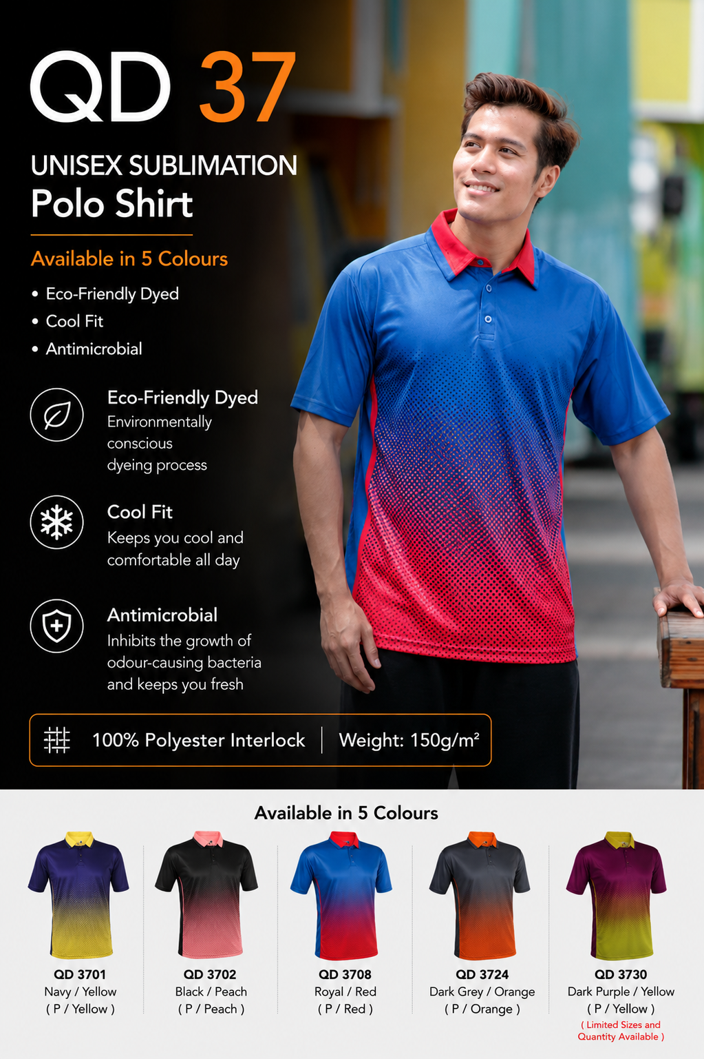 Quick Dry Polo Shirt - QD37