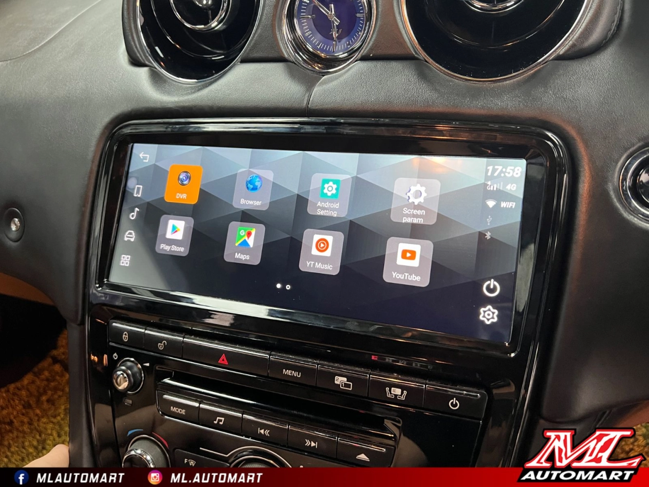 Jaguar XJ Android Monitor