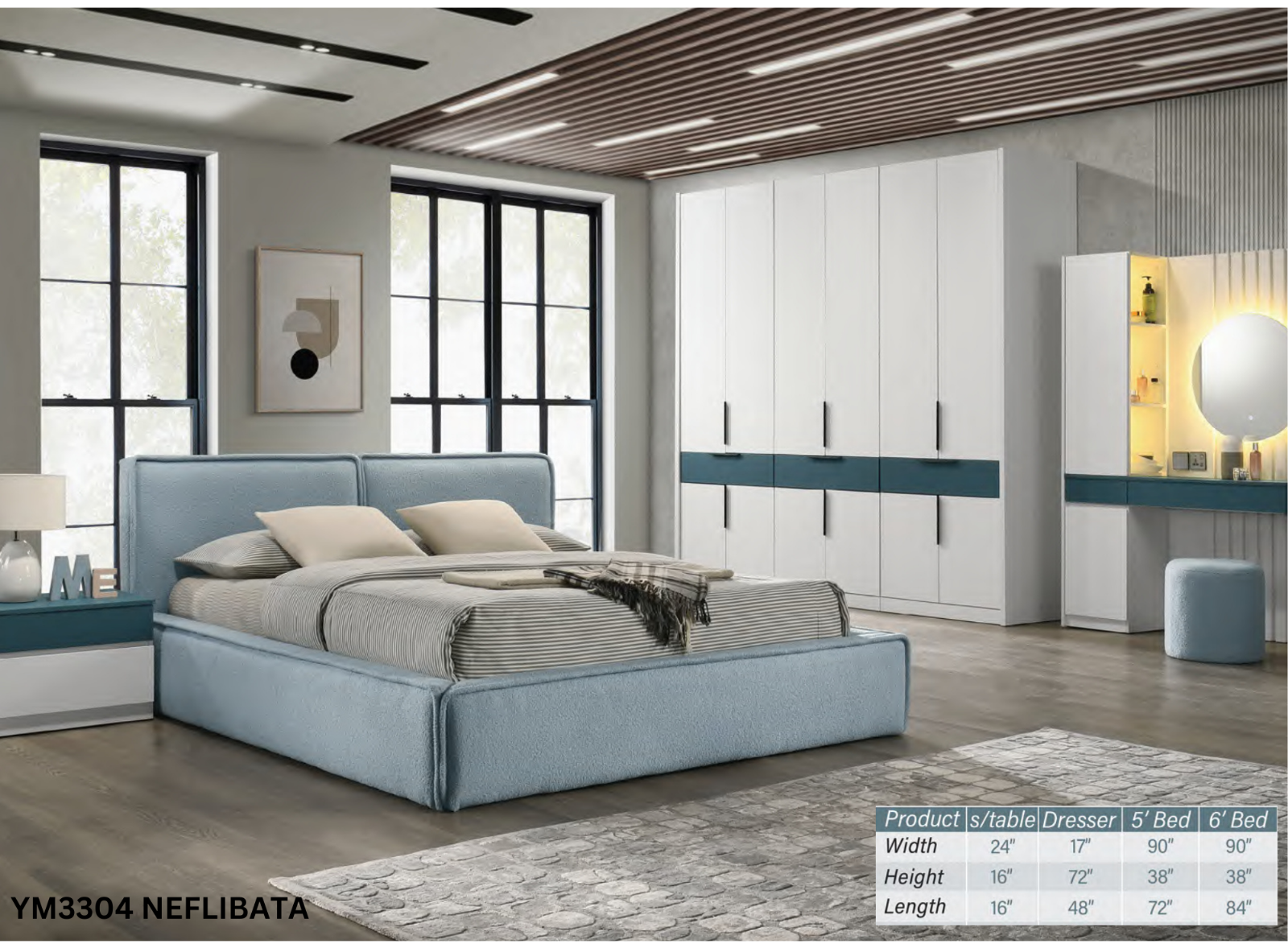 BEDROOM SET(YM 3304 NEFLIBATA)