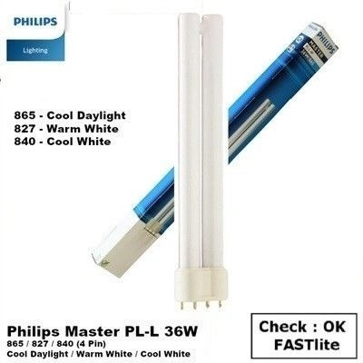 Philips PL-L/ 36W/840 Cool White 2G11 tube