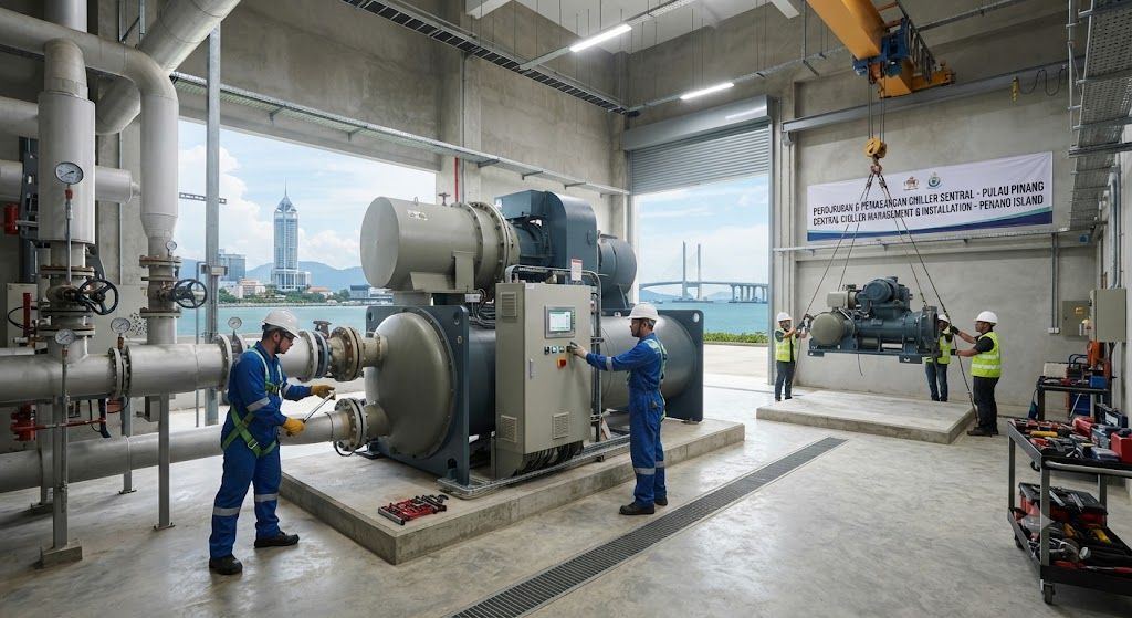 Centrifugal chiller maintenance and installation Penang