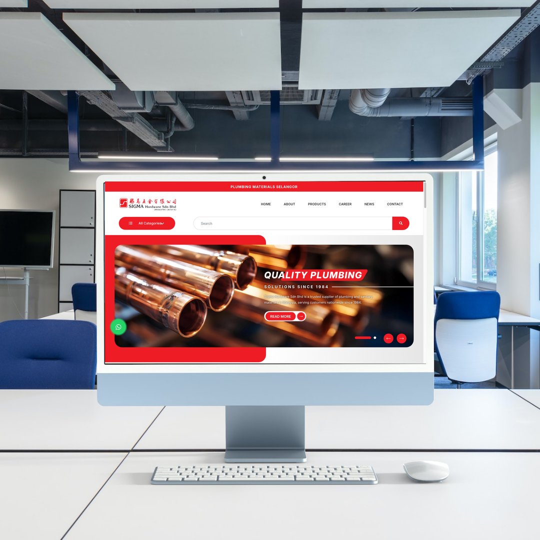Bathroom & Kitchenware Website & SEO Rebuild | Kuala Lumpur