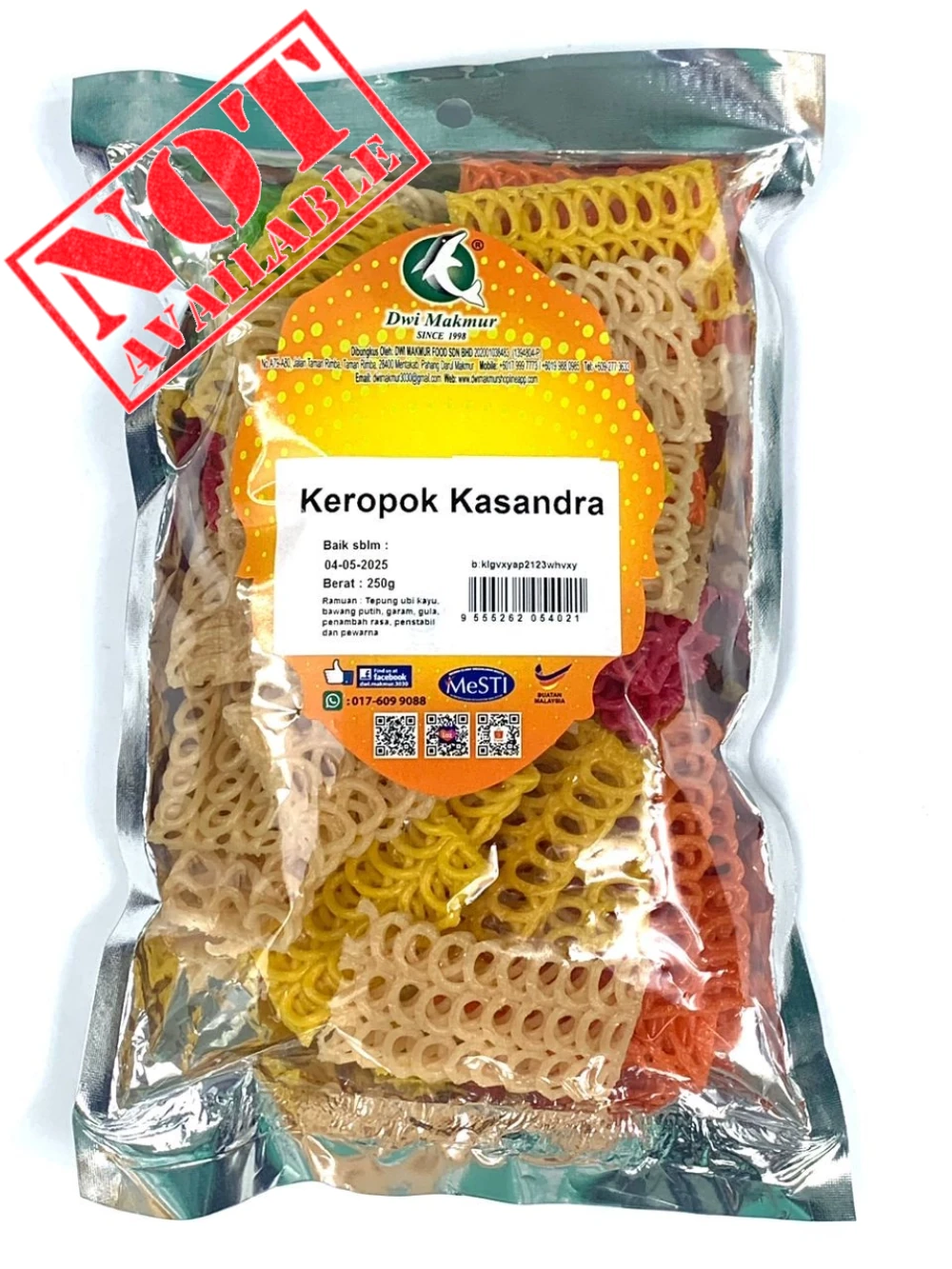 Kassandra Cracker 250 Grams C.Dwi Makmur