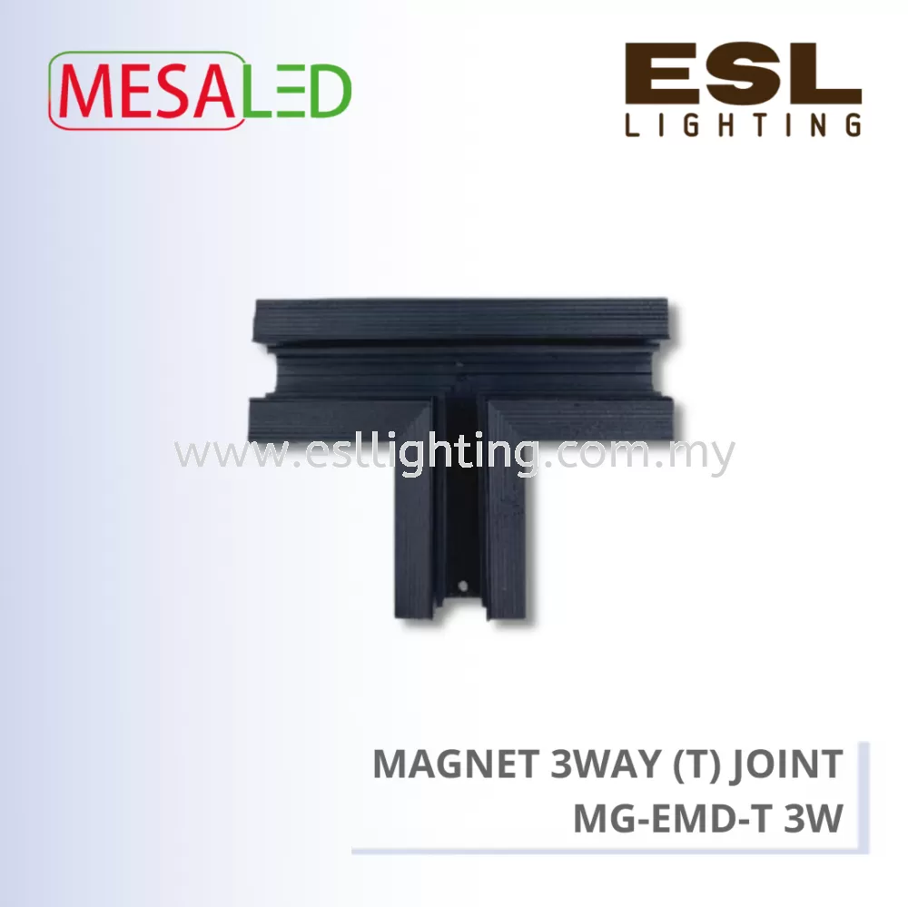 MESALED TRACK LIGHT - MAGNET 3 WAY (T) JOINT - MG-EMD-T 3W