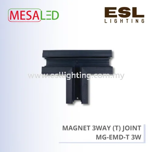 MESALED TRACK LIGHT - MAGNET 3 WAY (T) JOINT - MG-EMD-T 3W