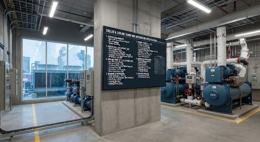Chiller and cooling tower BMS integration specs