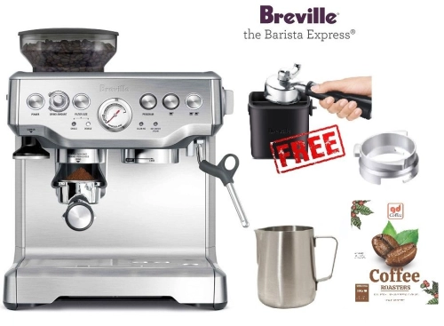 Breville BARISTA EXPRESS@ BES870 stainless  steel  (Contact us now and claim your discount vouchers)