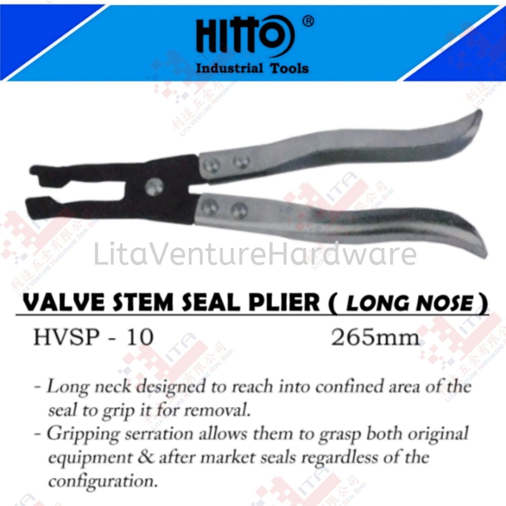 HITTO BRAND VALVE STEM SEAL PLIER - HVSP10