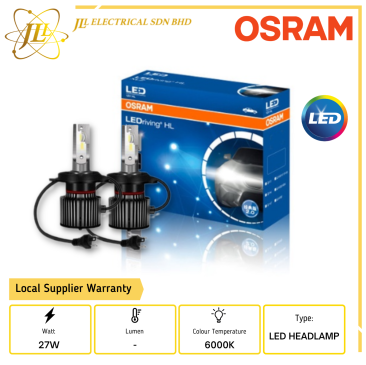 OSRAM LEDRIVING HL XLZ 27W 12V H8/H11/H16 6000K LED CAR HEADLAMP