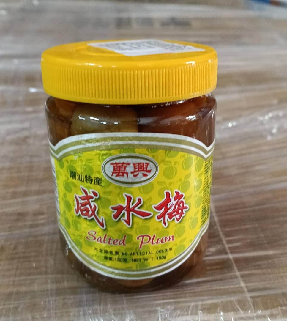 万兴咸水梅WX SALTED PLUM 150G[48BTL/CTN]