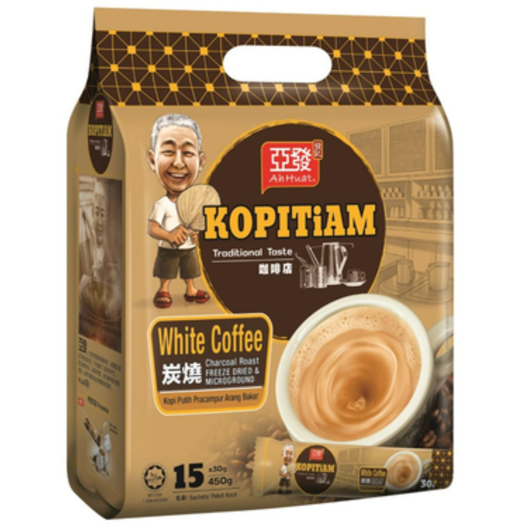 Ah Huat White Coffee Charcoal Roast 28g