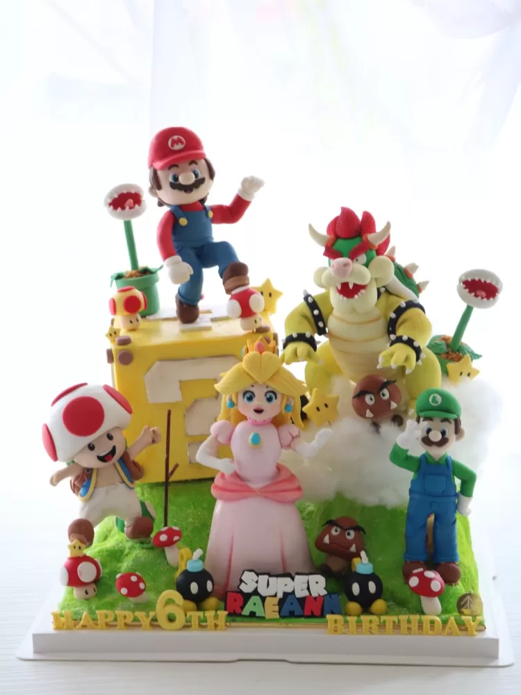 Super Mario and Friends Cake