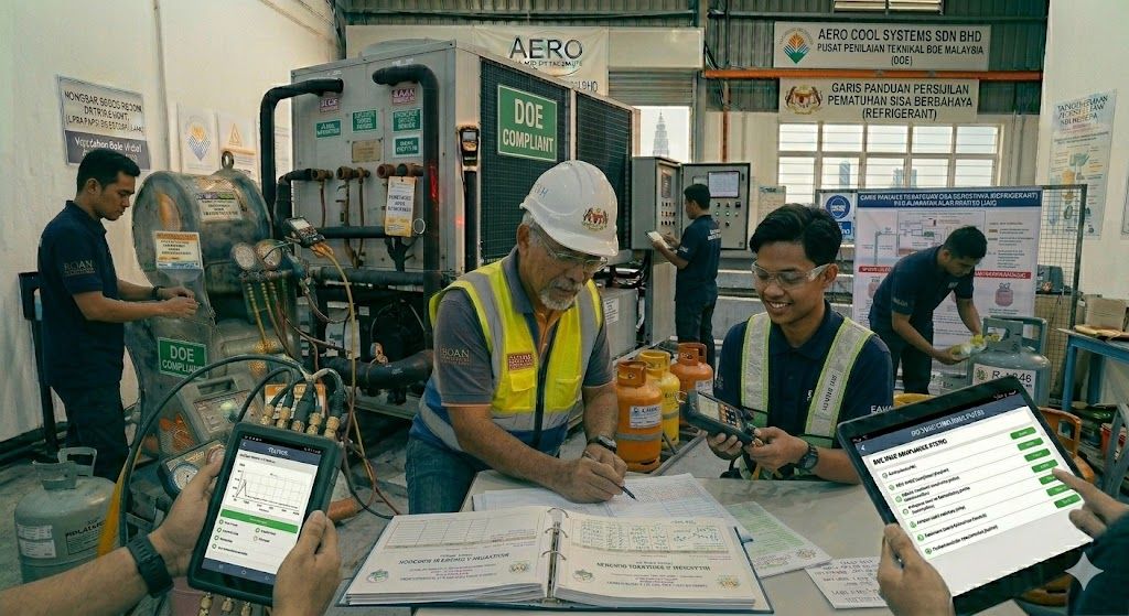HVAC environmental law compliance Malaysia DOE
